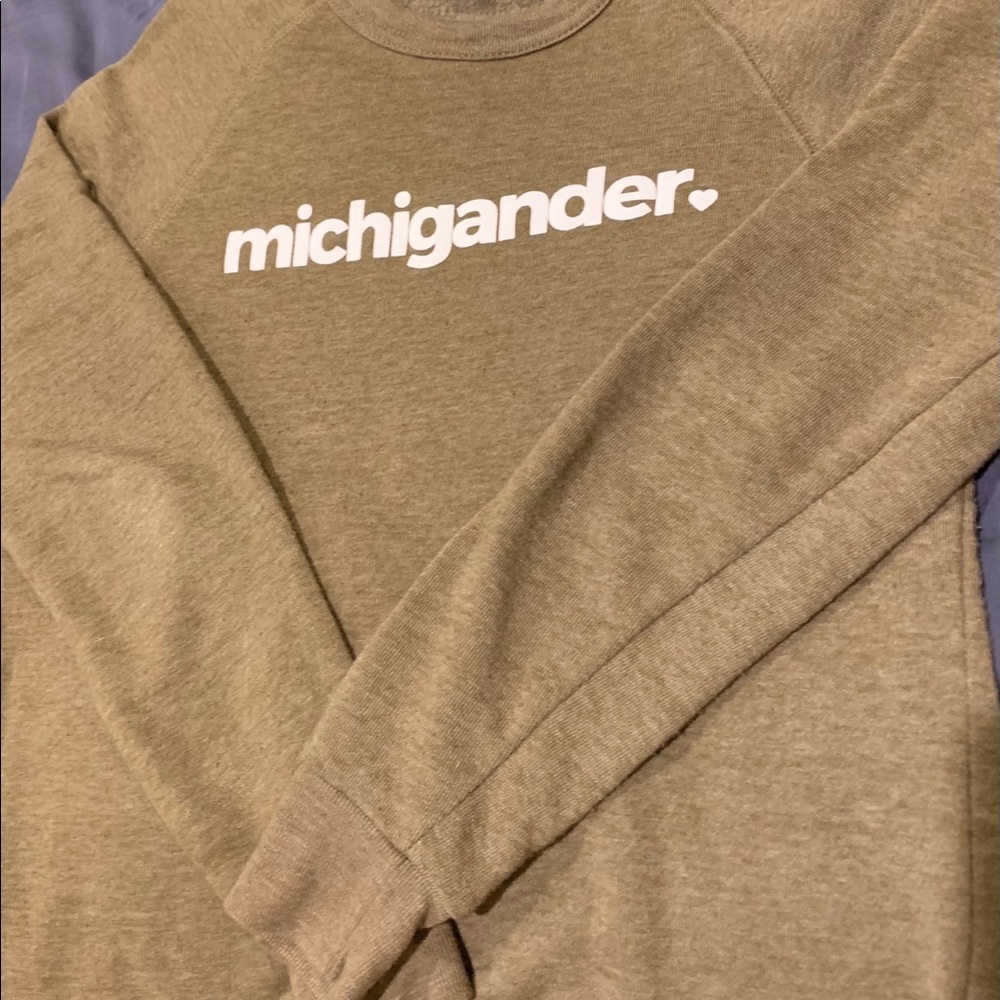 Michigander crew neck sweatshirt